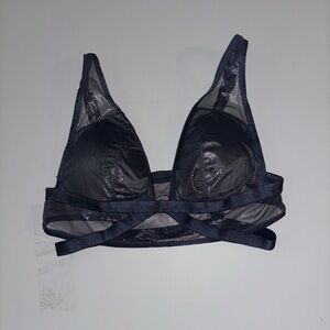 Victoria's Secret Grey Sheer Bra